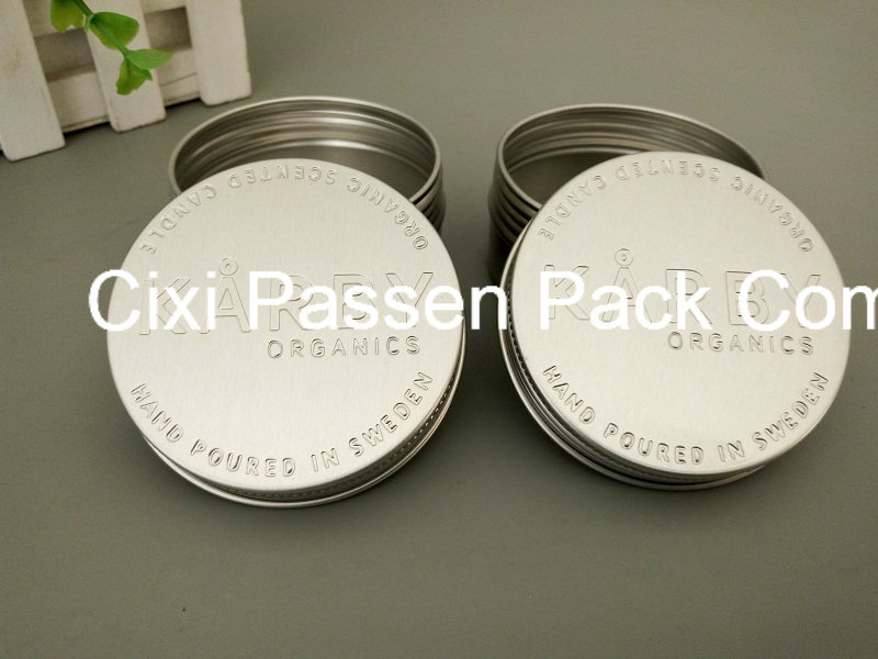 100g Aluminum Tea Tin Can with Pet Window Screw Lid (PPC-ATC-100)