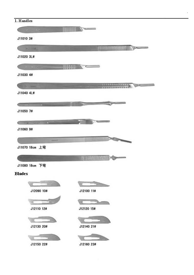 Disposable Surgical Blade (XT-FL063)