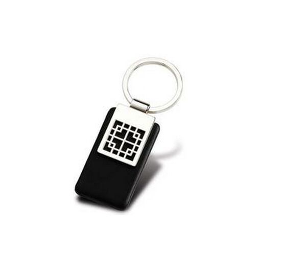 Leather Key Ring, Keychain with Stamping Logo (GZHY-KA-010)