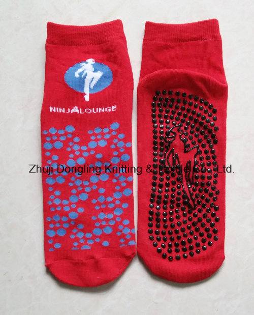 Low Cut with Five Toe Trampoline Jump Socks Non-Slip Five Toe Socks