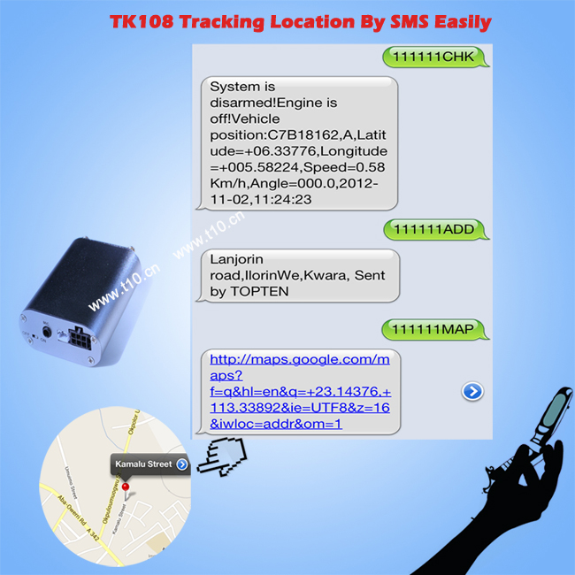 GPS Auto Tracking Topten (TK108-J)