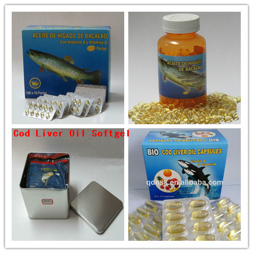 Cod Liver Oil Vitamin Ad Softgel Capsule