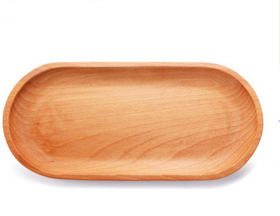 Wood Serving Tray for Bread and Fruit