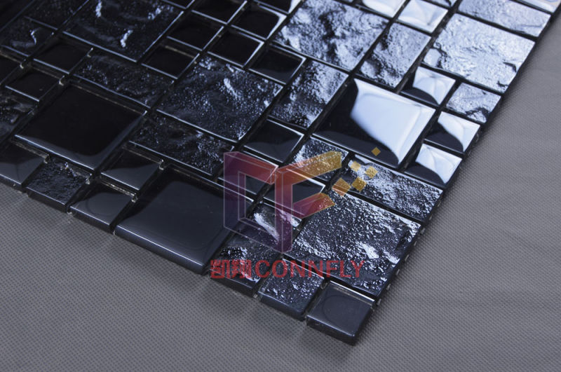 Decorative Wall Glass Tile Crystal Mosaic (TC401)