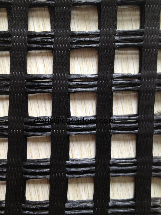 PVC Coated Biaxial Polyester Geogrids