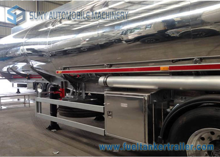 44000 Litres Aluminum 5454 Adr Oil Tanker Truck Trailer