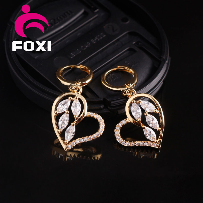 Wholesale Zircon Jewelry Heart Shape Design Fashion Jewelry Sets