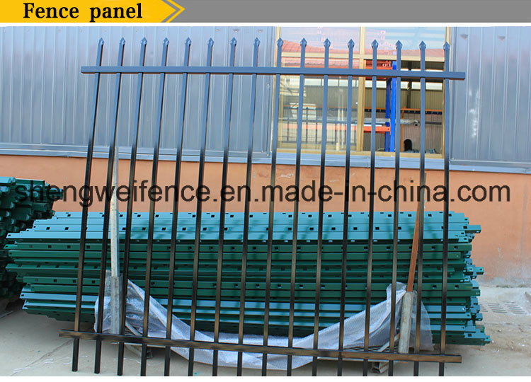 Galvanized Steel Garden Security Panel Fence