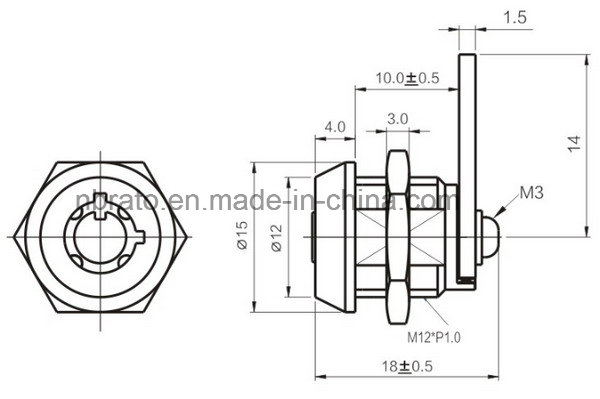 Small Mini Pin Cam Lock