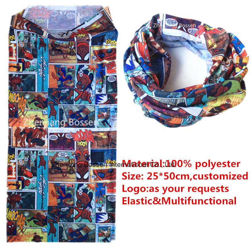 OEM Produce Customized Design Printed Promotional Polyester Multipurpose Headscarf