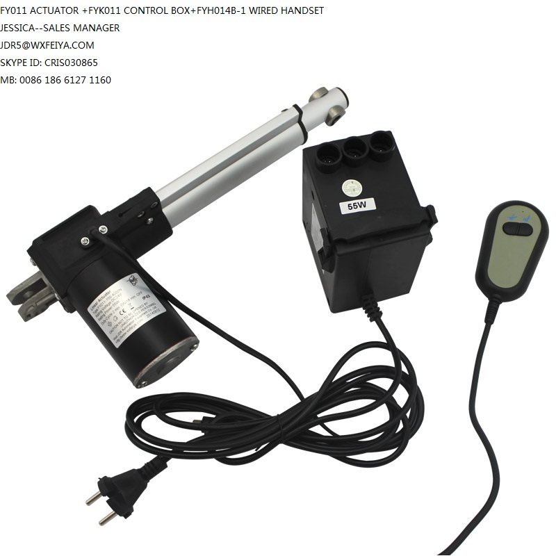 DC Linear Actuators Kits 12VDC OR 24VDC 1000N 200mm stroke With Control box and handset (FY011B)