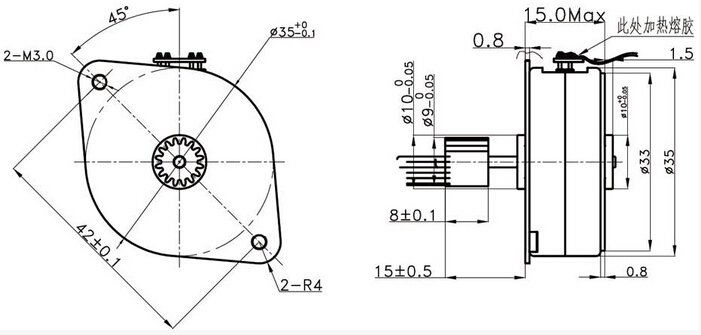 stepper motor for industrial automation, permanent magnet stepper motor, stepper motor for industrial automation