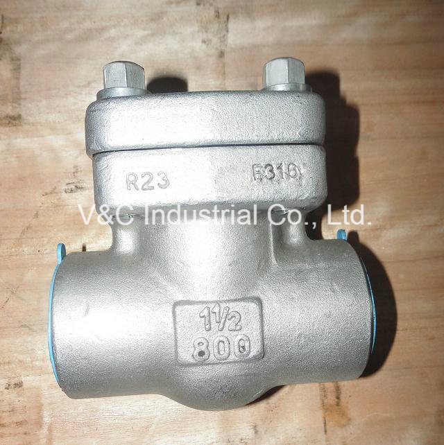 Stainless Steel Pistion Check Valve with Flange End