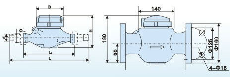 Rotary-Vane Horizontal Hot Water-Meter (LXSR-15~50)