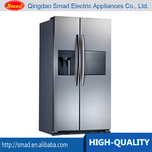 Commercial Side by Side Refrigerator with Icemaker/Water Dispenser/Water Bar