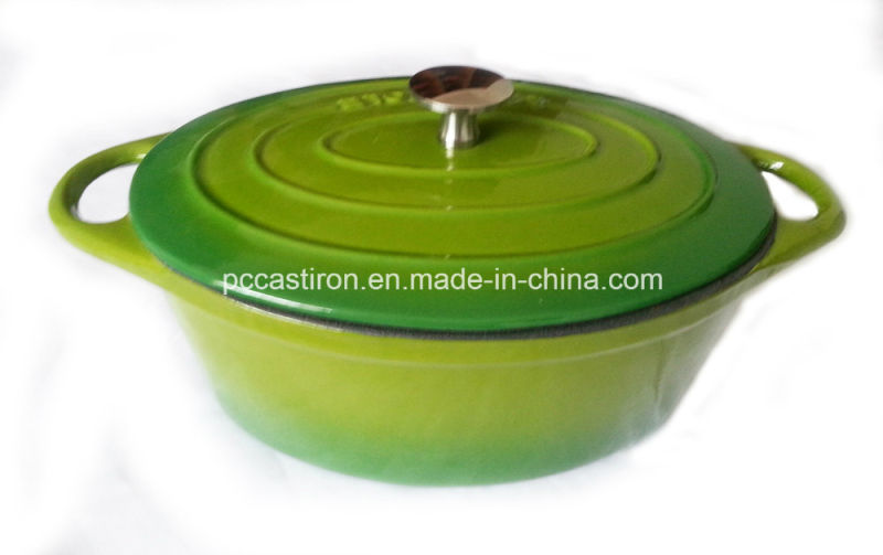 Enamel Cast Iron Cookware Casserole Manufacturer From China Size: 25X18X9cm