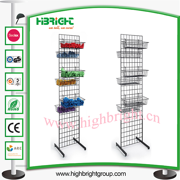 Supermarket Steel Wire Display Shelf