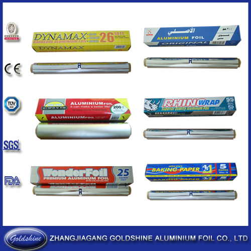 Food Use and Printed Treatment Household Aluminum Foil