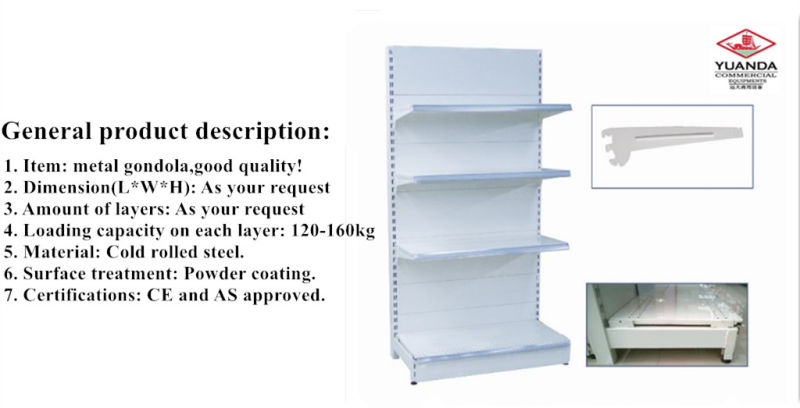 New Products Gondola Rack Shelf Supermarket