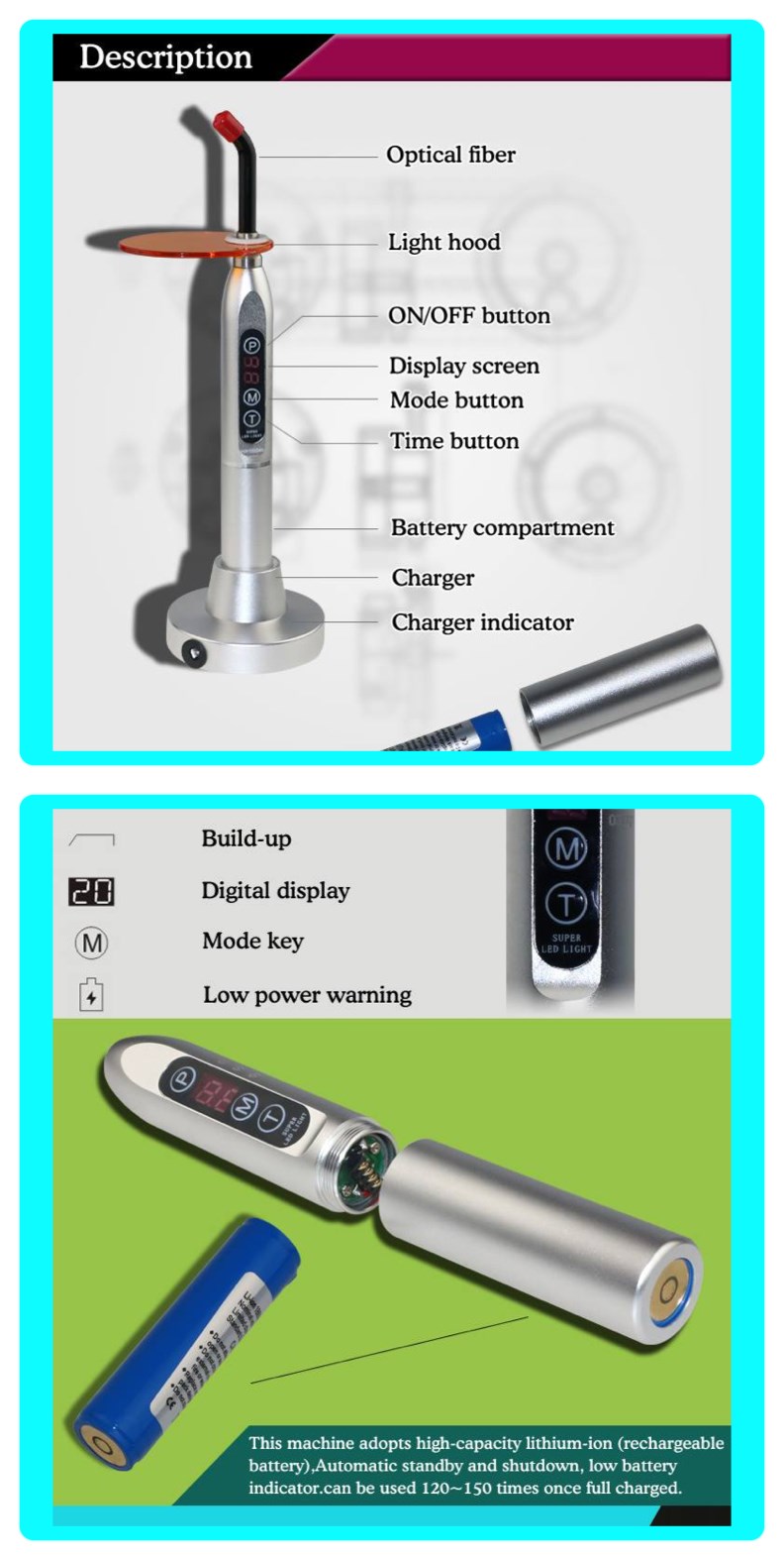 Metal Type LED Light Curing