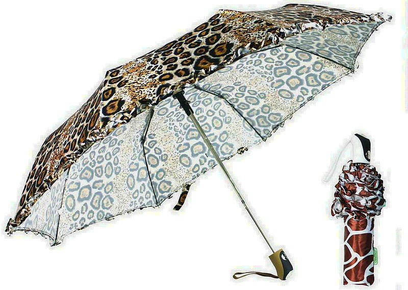 Straight Automatic Animal Skin Print Umbrella (YS-SA23083927R)