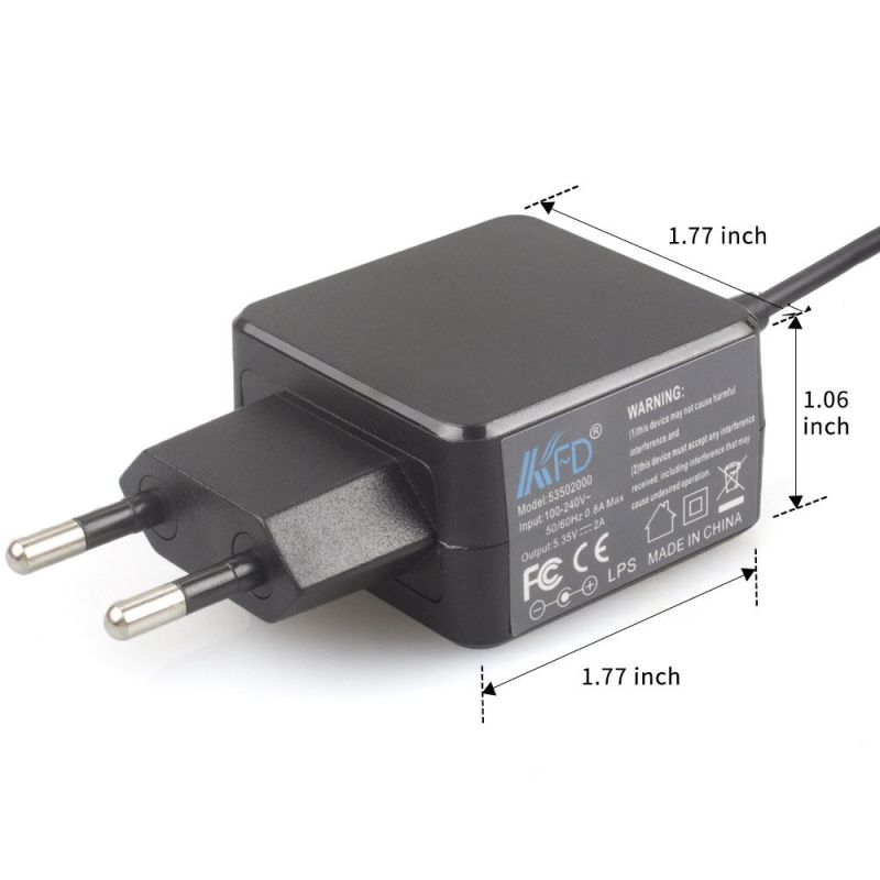 USB Wall Travel Charger Adapter 5.2V 2A for Lenovo ADP-10aw