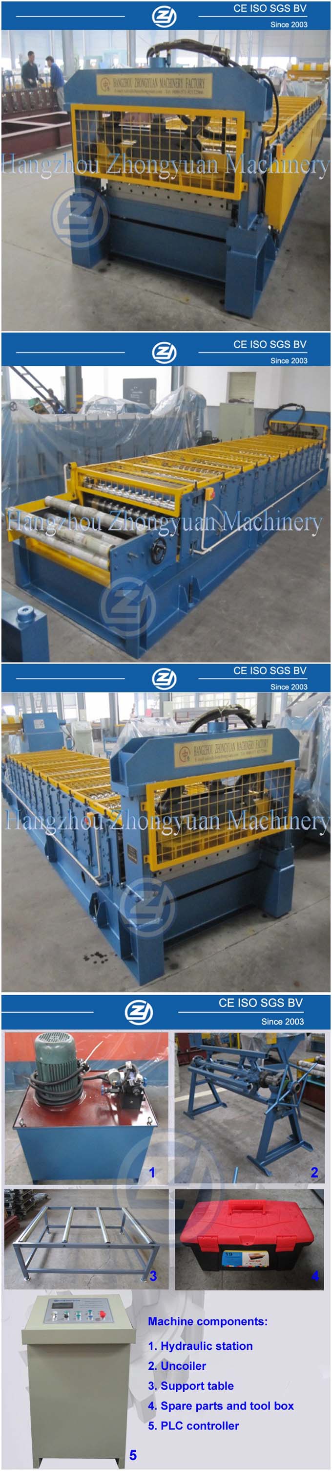 Metal Wall Panel CE Roll Forming Machine