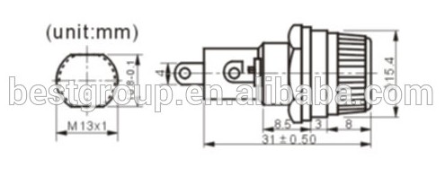 Waterproof Auto Fuse Holder, Blade Fuse Holder