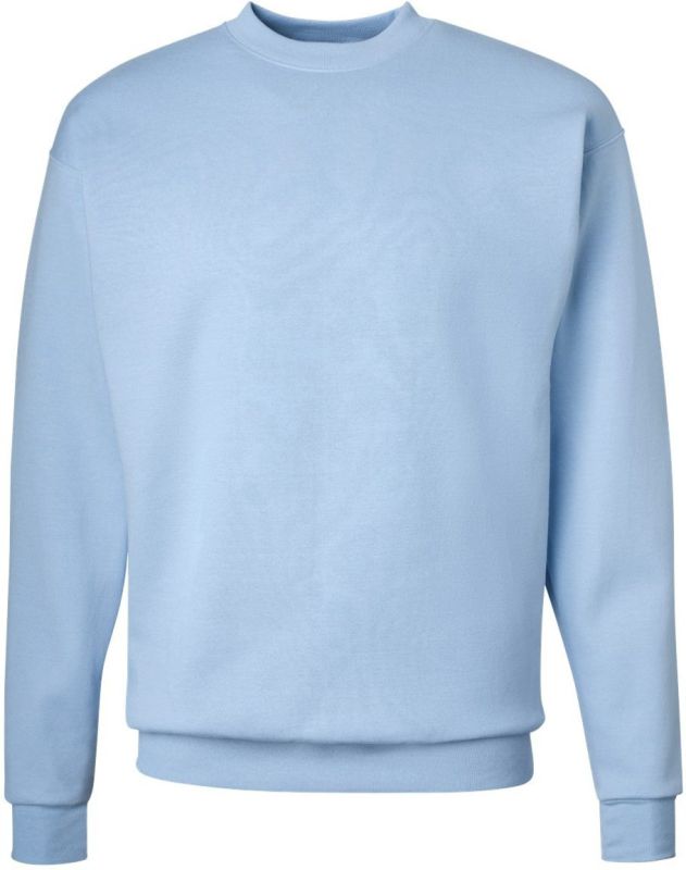 Long Sleeve Custom Solid Color Crew Neck Fleece