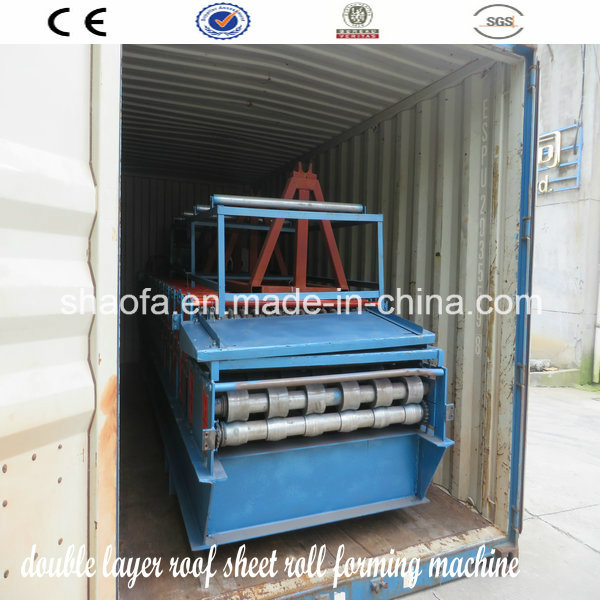 Roof Panel Roll Forming Machine with Pre-Cutting (AF-820)