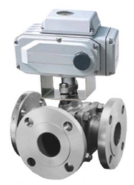 Forged Flanged Steel 3 Way Ball Valve