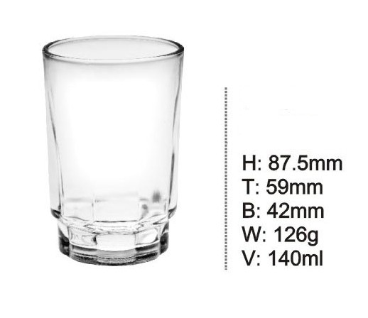 Drinking Glass Cup Set Glass Cup Glassware Kb-Hn030