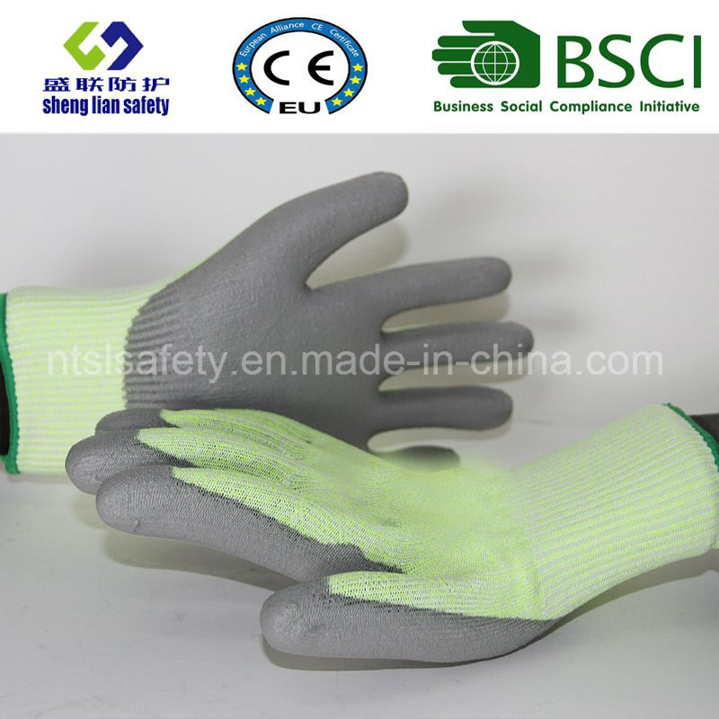 Cut Resistant Safety Work Glove with PU Coated