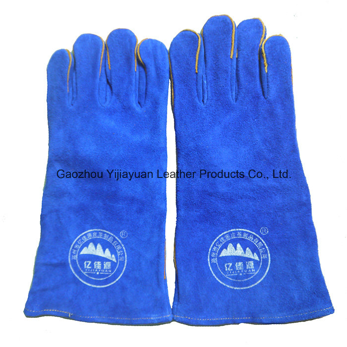 Safety Welder's Gloves, Cow Split Leather Welding Glove