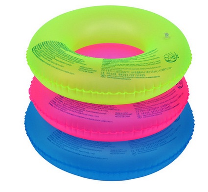 Fluorescent Swim Ring, Inflatable Adult Swimming Laps, Cheap Inflatable Swimming Ring