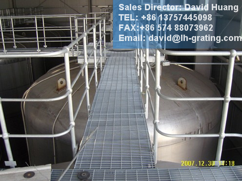 Hot DIP Galvanized Steel Railings for Grating Platform and Trench