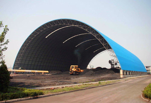 Light Arch Steel Building Dry Coal Storage Shed