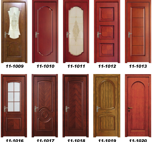 High Quality Wooden Interior Door (11-1009) with Glass