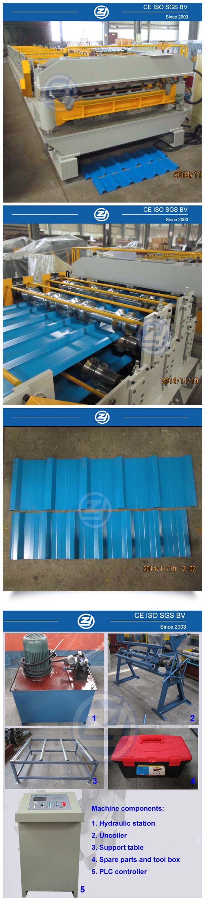 Double Layer Roll Forming Machinery with ISO CE