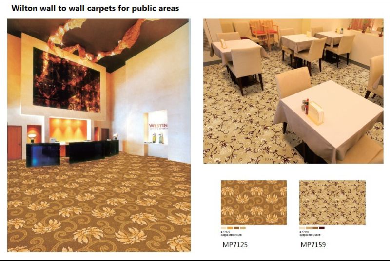 Wilton Wall to Wall Hotel Carpets for Public Areas