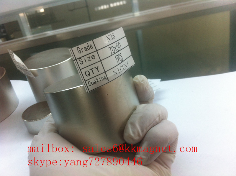 Permanent NdFeB Magnetic Neodymium Magnet D45X30 45X30