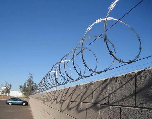 Low Price Security Fencing Cheap Galvanized  Concertina Razor Barbed Wire