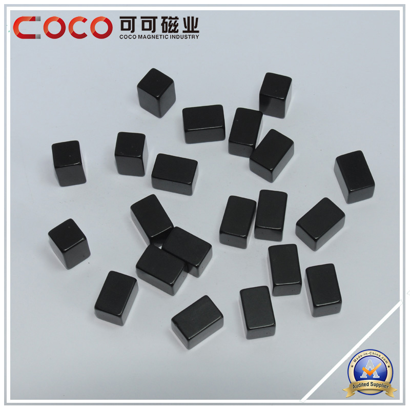 Strong Permanent Neodymium Motor Magnet Coating Black Epoxy