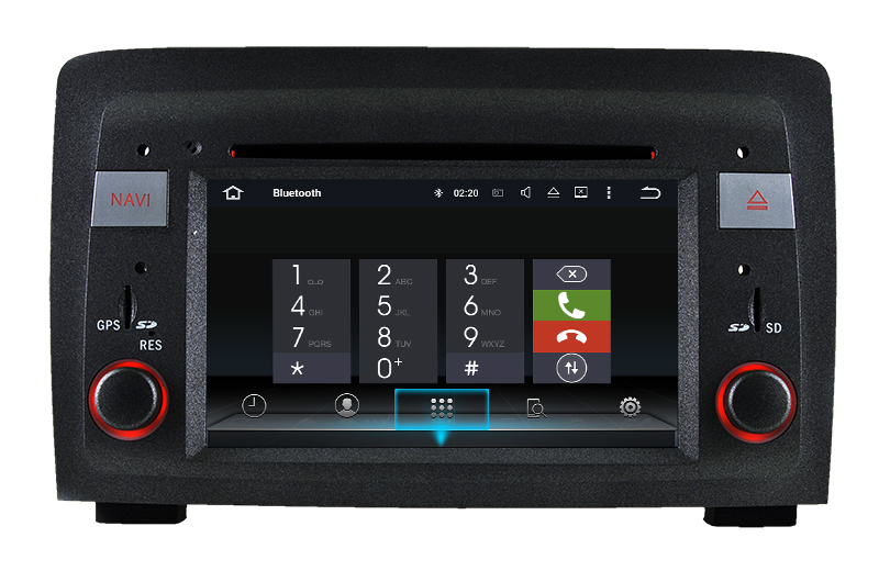 Wholesales Price Hualingan Hl-8718 for FIAT Idea Lancia Musa DVD Navigation