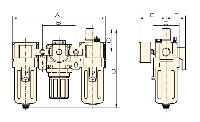 Frl Combination Pressure Regulator