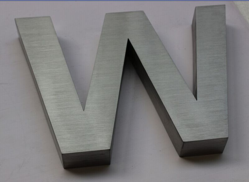 Fabricated Letters Brushed Finish Built up Letter (WIL-04)