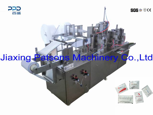 High Quality Fully Auto 4 Side Sealing Airline Towelette Packaging Machine