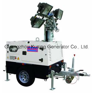 T1000 Series with 10kVA 403D-15g Mobile Light Tower Generator Set/Diesel Generator