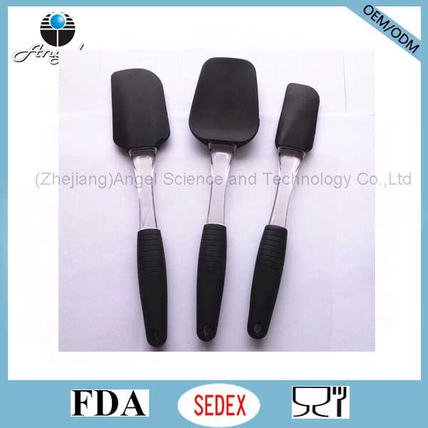 Small Size Silicone Spatula Baking Tools Silicone Spatula with FDA Ss07 (S)