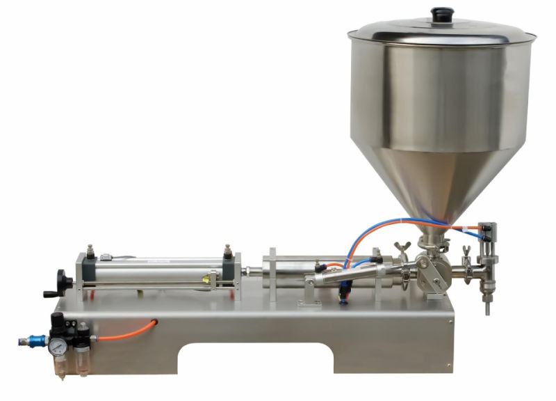 Semi-Automatic Cream Lotion Cosmetic Liquid Filling Machine for Packing Line